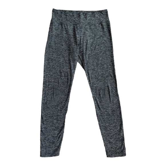 Women Activewear EXPRESS Leggings Heather Grey Lightweight Legging Cropped Pants - Picture 1 of 3